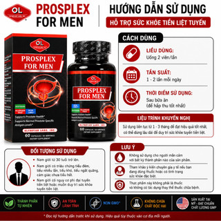 Viên uống tiền liệt tuyến Olympian Labs Prosplex For Men nhập khẩu Mỹ hộp 60 viên