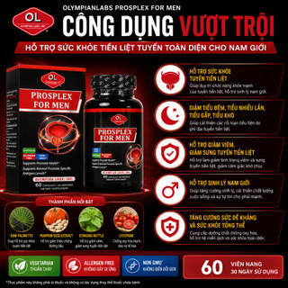 Viên uống tiền liệt tuyến Olympian Labs Prosplex For Men nhập khẩu Mỹ hộp 60 viên