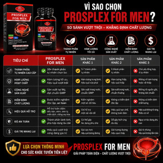 Viên uống tiền liệt tuyến Olympian Labs Prosplex For Men nhập khẩu Mỹ hộp 60 viên