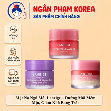 [Hàng Công Ty] Mặt Nạ Ngủ Dưỡng Môi Laneige Lip Sleeping Mask - Dưỡng Ẩm, Làm Mềm Môi, Hồng Môi