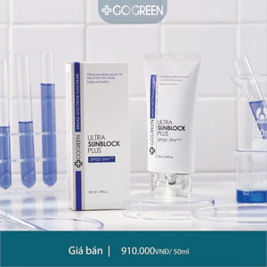 Kem chống nắng vật lý da dầu SPF50+ GoGreen