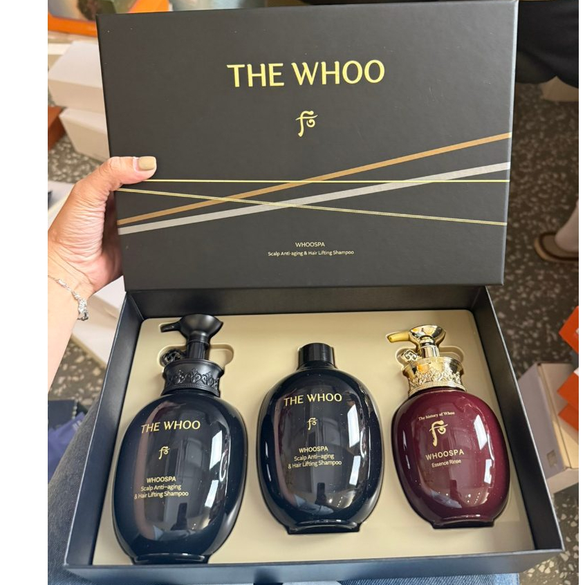 A101_ (KÈM QUÀ) Set gội xả The Whoo màu đen