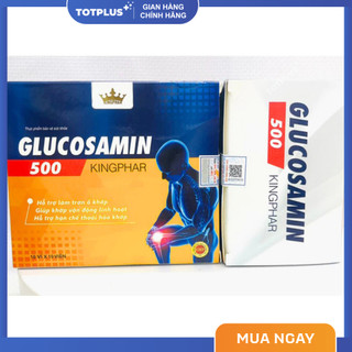 Glucosamin 500 Kingphar - Hỗ Trợ Làm Trơn Ổ Khớp, Giúp Khớp Vận Động Linh Hoạt - Hộp 100 Viên