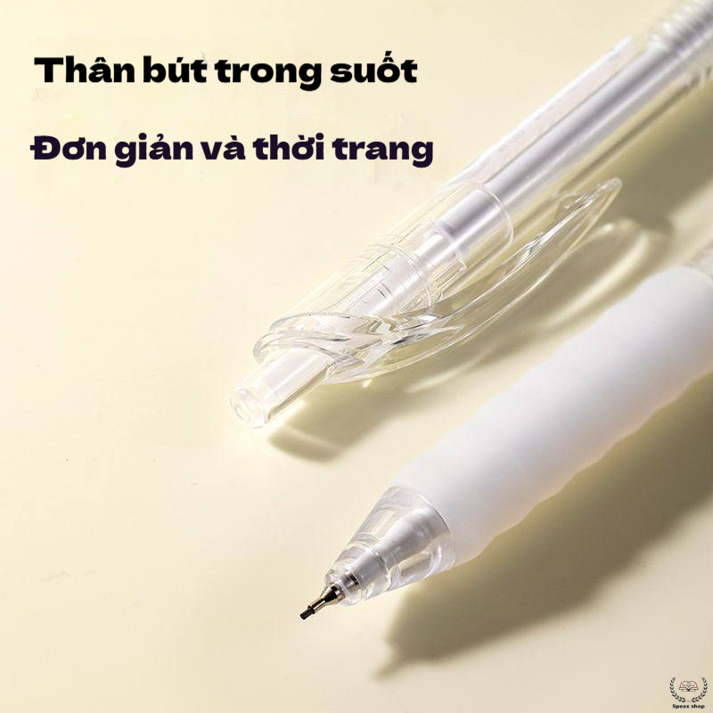 Bút Chì Kim Deli 0.5/0.7mm Bấm – Thân Mềm Chống Trượt Êm Tay, Không Gãy Ruột