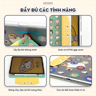 Bao da iPad Cute Origami Pen Holder gấp xếp xoay 360 by MèoBer