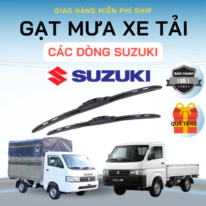GAT MƯA XE TẢI SUZUKI CÁC DÒNG XE TẢI : BLIND VAN, CARY TRUCK, CARRY PRO, LƯỠI SILICON NANO GẠT SẠCH ÊM 3K.