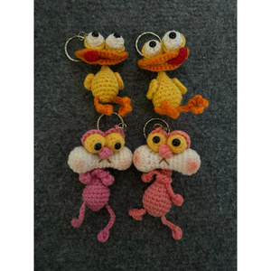 thú vô tri móc khoá len handmade