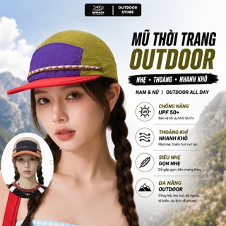 Mũ nón nam nữ thời trang leo núi chạy trail dã ngoại  cắm trại đi biển thiết kế vintage nhẹ thoáng khí nhanh khô