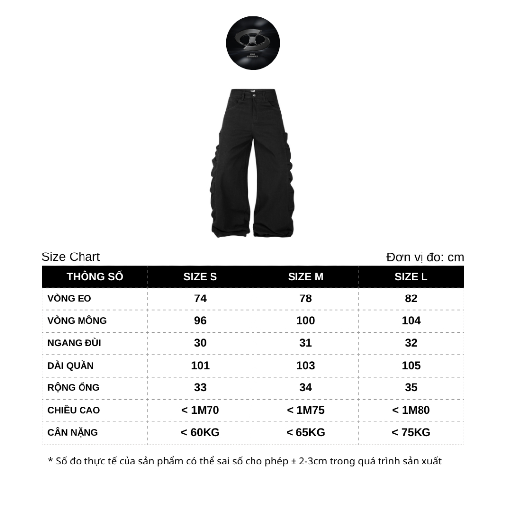 Bad Choices | Quần Wide-legs CATUS Kaki Jeans ống rộng StreetStyle