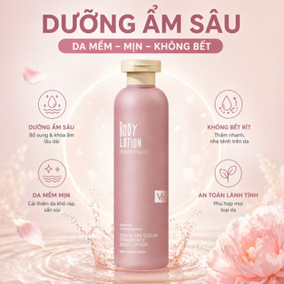 (KHUYẾN MÃI) Sữa Dưỡng Thể Hương Nước Hoa Cao Cấp Dưỡng Ẩm Sâu Mềm Mịn Da Lưu Hương Lâu 268ml