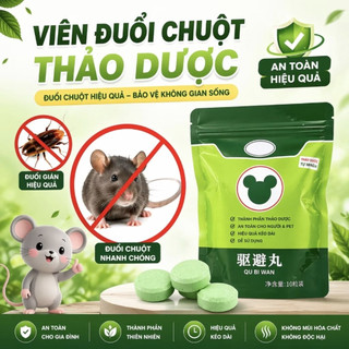 10 Viên Đuổi Chuột Thảo Mộc An Toàn - Viên Xua Đuổi Chuột, Kiến, Gián, Côn Trùng Trong Nhà Cho Gia Đình