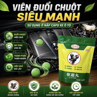 10 Viên Đuổi Chuột Thảo Mộc An Toàn - Viên Xua Đuổi Chuột, Kiến, Gián, Côn Trùng Trong Nhà Cho Gia Đình