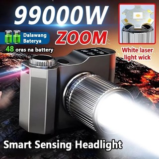 COD 1500m High-Beam Headlight Flashlight Headlamp Zoom Rechargeable Waterproof Cycling Camping Sensor