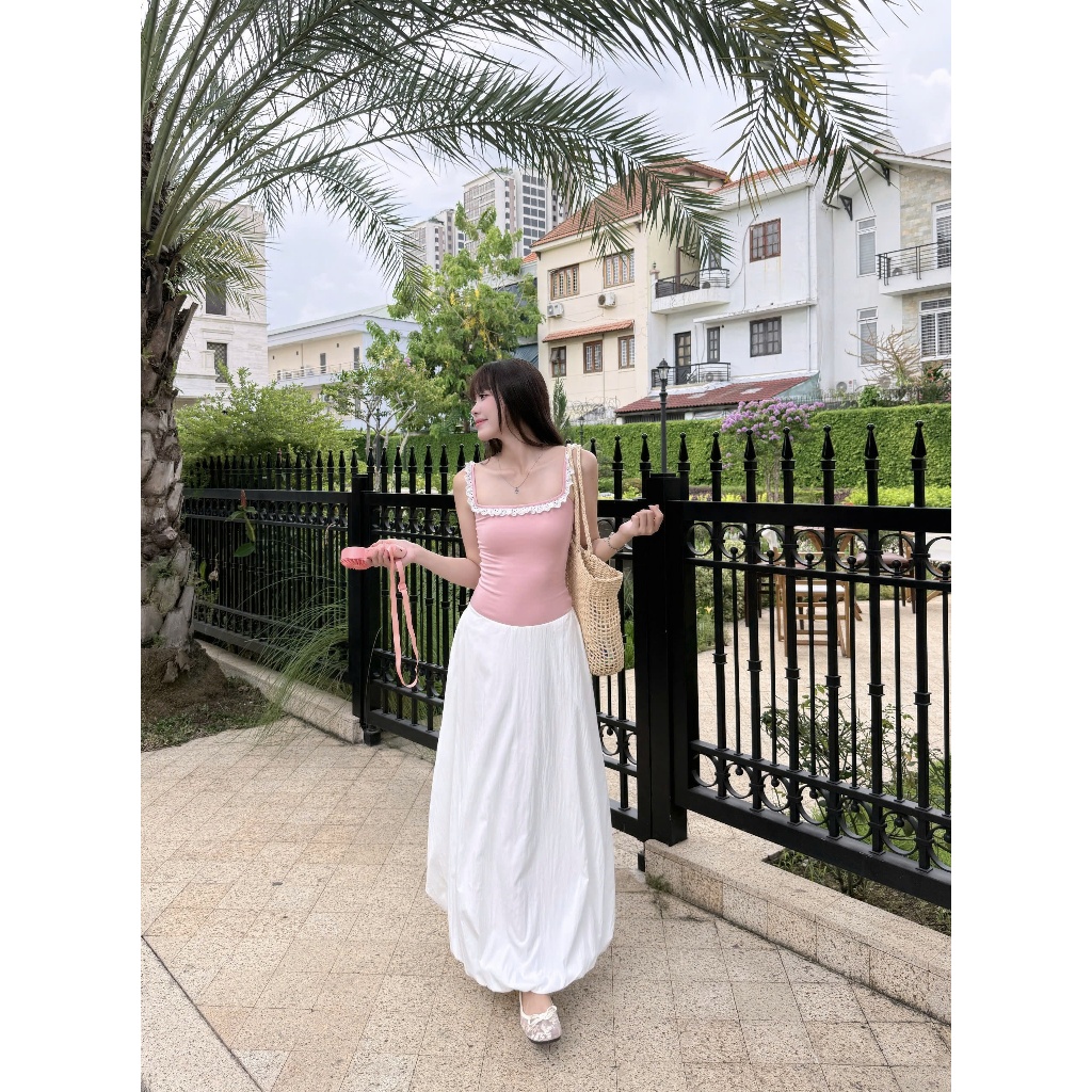 Chân Váy Nữ  ASSTI SKIRT Form Bí Dài Basic SECODEE