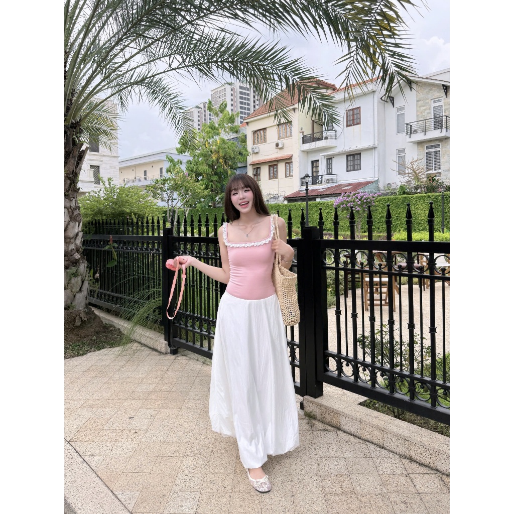 Chân Váy Nữ  ASSTI SKIRT Form Bí Dài Basic SECODEE