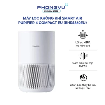 Máy Lọc Không Khí Xiaomi Smart Air Purifier 4 Compact EU BHR5860EU - HEPA Lọc Bụi PM0.3 PM2.5, WiFi - Phòng 16–27m²