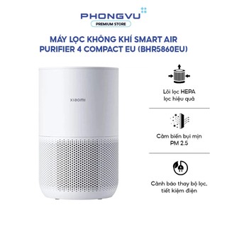 Máy Lọc Không Khí Xiaomi Smart Air Purifier 4 Compact EU BHR5860EU - HEPA Lọc Bụi PM0.3 PM2.5, WiFi - Phòng 16–27m²