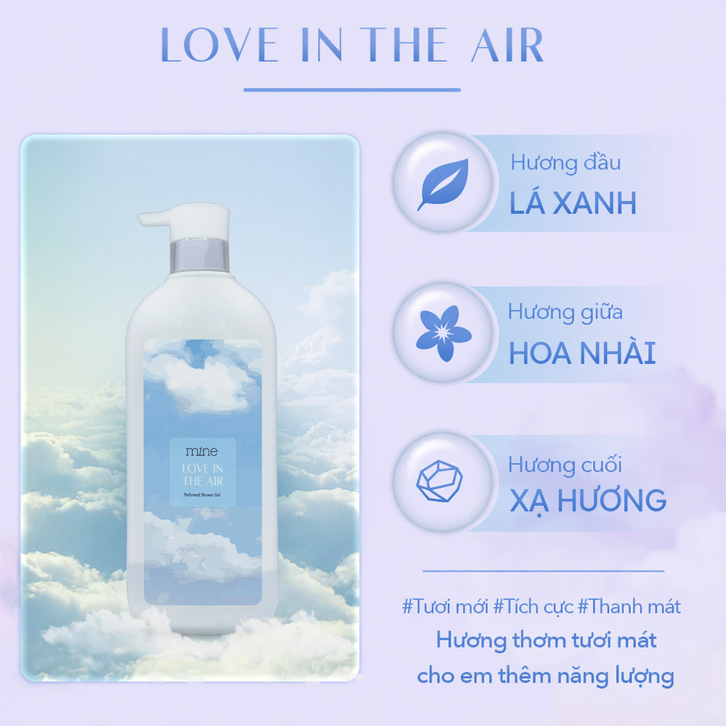 Sữa Tắm Mine Hương Thơm Quyến Rũ Hỗ Trợ Dưỡng Sáng Và Dưỡng Ẩm Cho Da