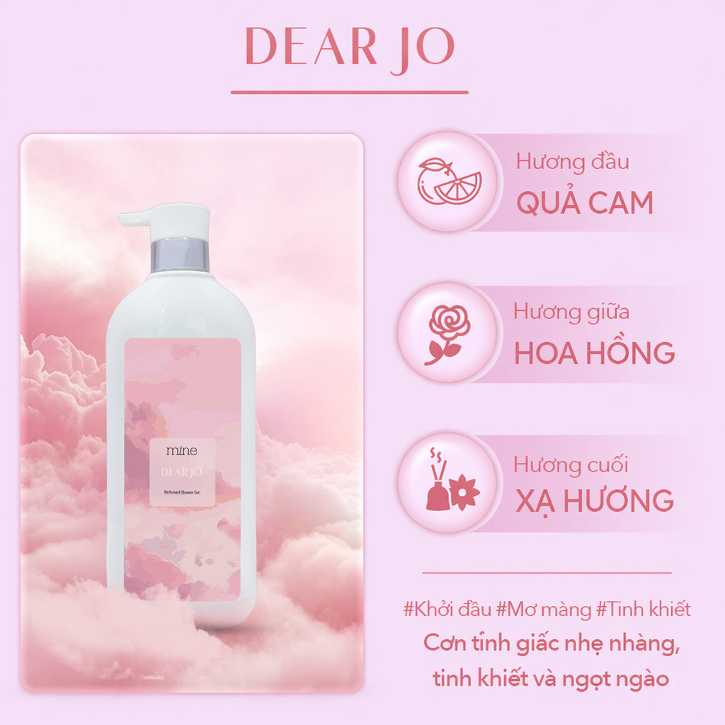 Sữa Tắm Mine Hương Thơm Quyến Rũ Hỗ Trợ Dưỡng Sáng Và Dưỡng Ẩm Cho Da