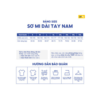 [BST EASY OFFICE] Áo Sơ-mi nam Yody dài tay kẻ caro cao cấpTRA MOSH26A010
