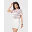 Áo Polo Nữ Yody Phom Regular Kẻ Ngang WCPO26S014
