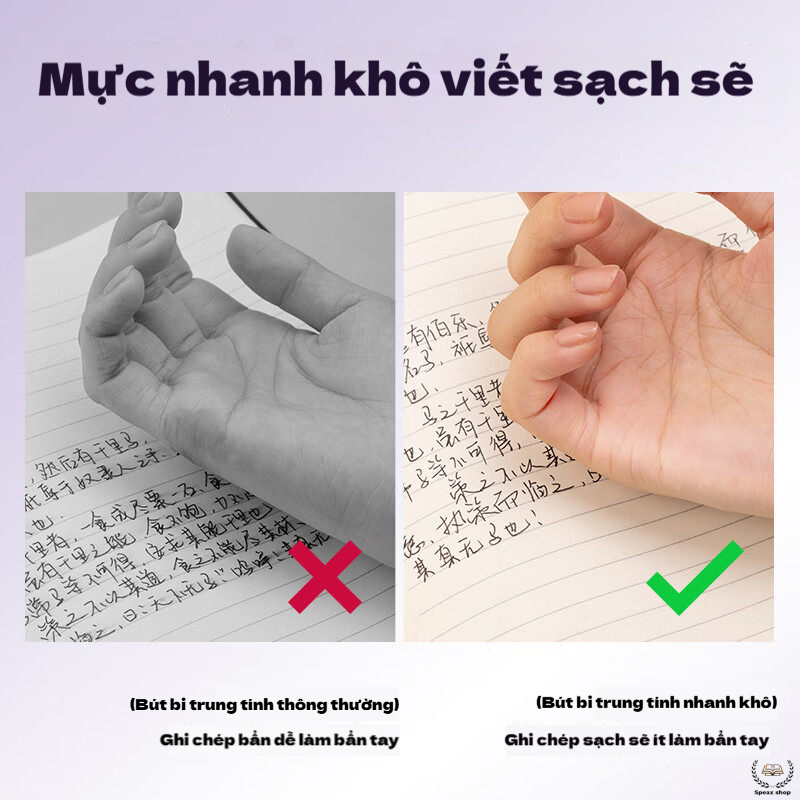 Deli Bút Gel Bấm 0.5mm ST Tip – Mực Khô Nhanh, Viết Êm Trơn, Thân Bút Màu Sắc Trẻ Trung 5 Cây/Hộp