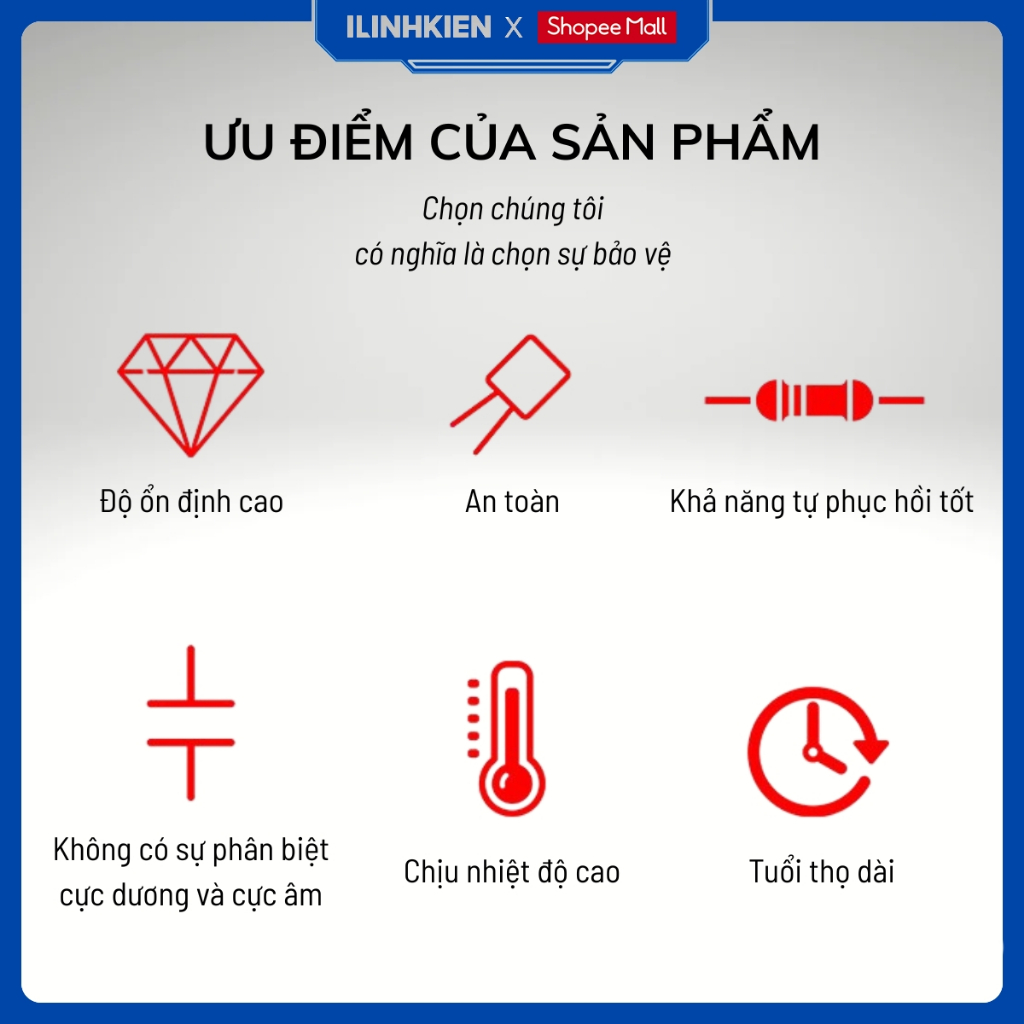 Tụ điện động cơ máy bơm CBB60 đầy đủ giá trị 4uf - 35uf chất lượng cao iLinhkien