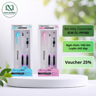 Bút máy Classmate ICHI CL-FP100 chính hãng – Viết êm, kèm ngòi dự phòng và 2 ống mực