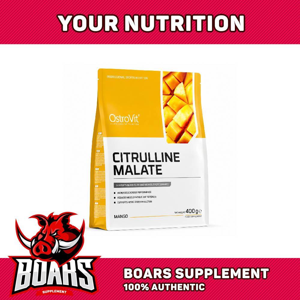 OSTROVIT CITRULLINE - TĂNG CƯỜNG SỨC MẠNH CƠ BẮP TRƯỚC TẬP (400g)