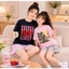 Bộ Đồ Bé Gái Cộc Tay Form Rộng Mặc Mát Thoải Mái Năng Động Size 25-60Kg A1