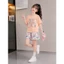 Bộ Đồ Bé Gái Cộc Tay Form Rộng Mặc Mát Thoải Mái Năng Động Size 25-60Kg A1