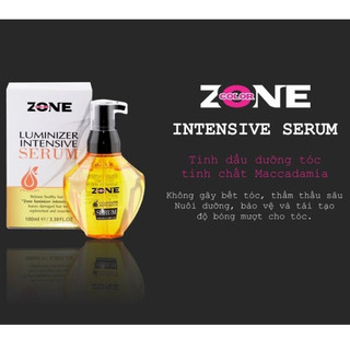 Serum dưỡng tóc Zone, tinh dầu Argan dưỡng tóc mềm mại, bóng mượt 100ml