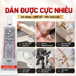 Keo dán E6000-Keo Dán Giảm Mài Mòn Hiệu Quả Dán Trang Sức Đính Đá