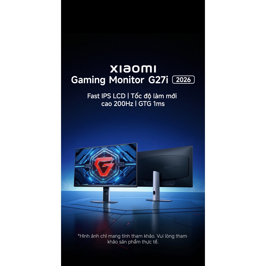 Xiaomi Màn hình Monitor Gaming Monitor G27i 2026 LCD IPS nhanh | Tốc độ làm mới cao 200Hz | BH 3 năm chính hãng | BigBuy360 - bigbuy360.vn