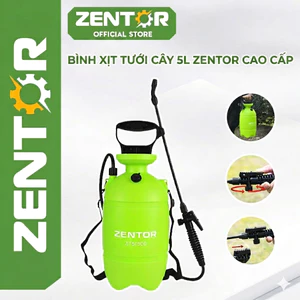 Bình Xịt Tưới Cây 5L ZENTOR Cao Cấp - Bình Phun Thuốc Sâu, Phun Sương, Thuốc muỗi, Vòi Hai Chế Độ