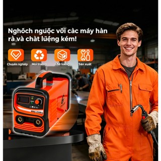 Máy hàn que MMA 250A 220V - Inverter nhẹ 3.5kg, dễ dùng cho người mới, hàn gia dụng
