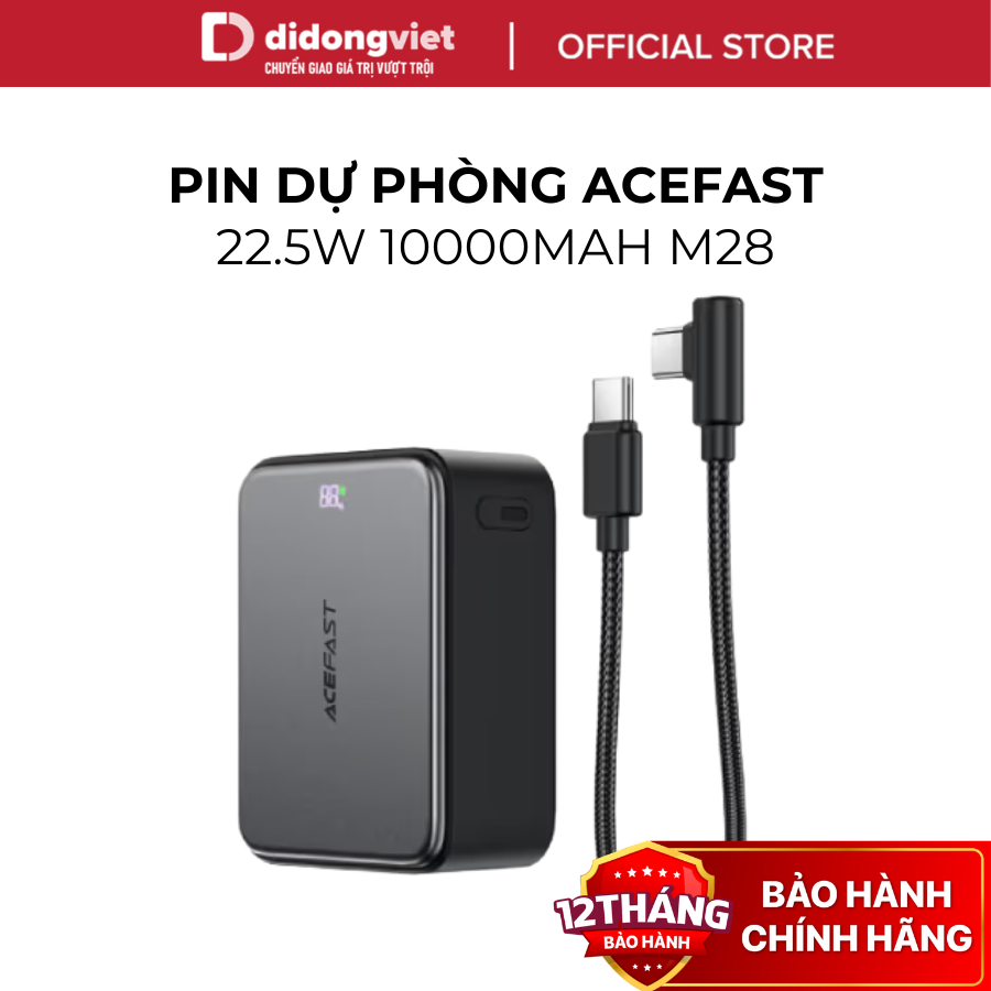 Pin sạc dự phòng ACEFAST M28
