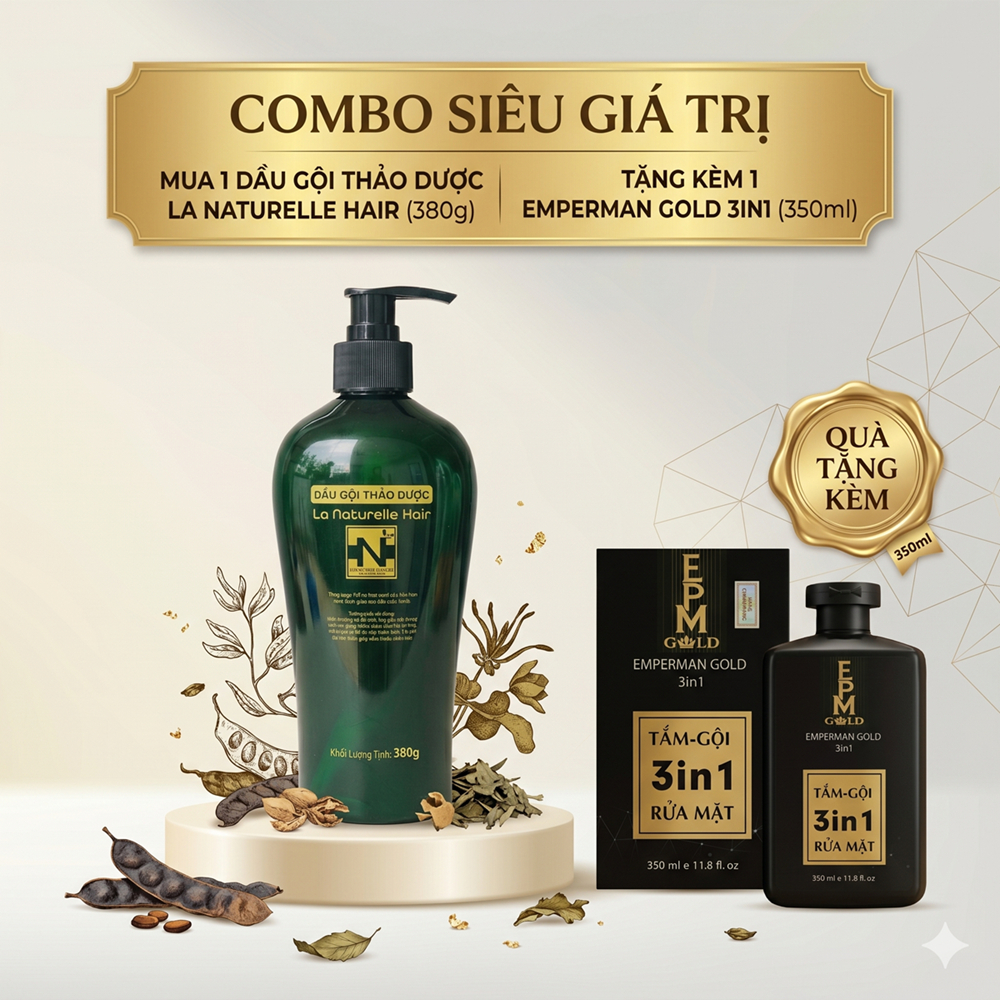 Dầu Gội Bưởi Bồ Kết Sạch Gàu Hết Ngứa Giảm Rụng Kích Thích Mọc Tóc Nguyên Thảo 380ml
