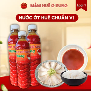 Nước Ớt Huế Nguyên Chất Cay Thơm Đậm Vị Chuẩn Vị Huế Không Chất Bảo Quản Organic Mắm Huế O Dung