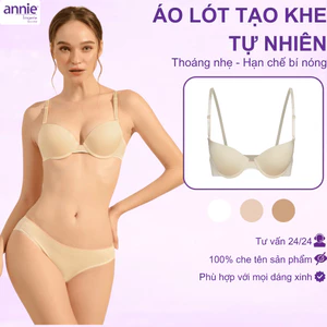 Áo Ngực Cao Cấp Mút Vừa annie Bra 8131 Tạo Rãnh, Nâng Ngực Vừa, Xẻ V Sâu Gợi Cảm,Quyến Rũ, Dễ Mặc