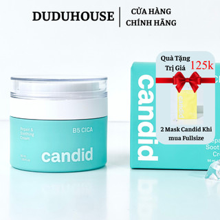 Kem Dưỡng Ẩm Candid B5 CICA Repair & Soothing Cream Hỗ Trợ Phục Hồi Da 50ml Duduhouse