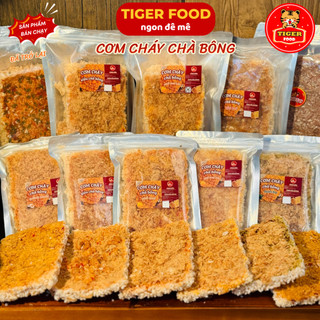 Cơm Cháy Chà Bông Phô Mai Béo TIGER FOOD Cơm Cháy Chà Bông Phủ Sốt Phô Mai Đặc Biệt Siêu Ngon - Đồ Ăn Vặt Snack