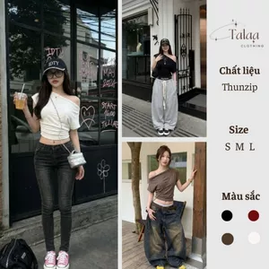 Áo Trễ Vai Dáng Ngắn Cách Điệu Talaa Clothing MP0079