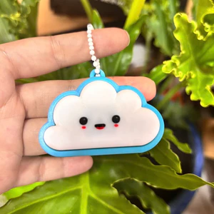 Móc Khóa Đồ Chơi Clicker Đám Mây Dễ Thương_ Móc Khóa CLICK ET 3D In Hình Giảm Căng Thẳng_ Móc Khóa Treo Balo Túi Xách