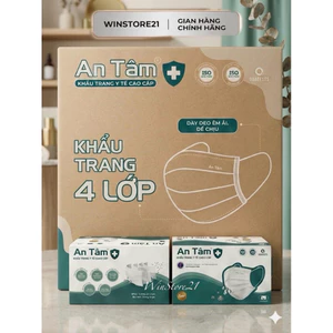 HOẢ TỐC THÙNG 50 HỘP KHẨU TRANG Y TẾ 4 LỚP AN TÂM KHÁNG KHUẨN