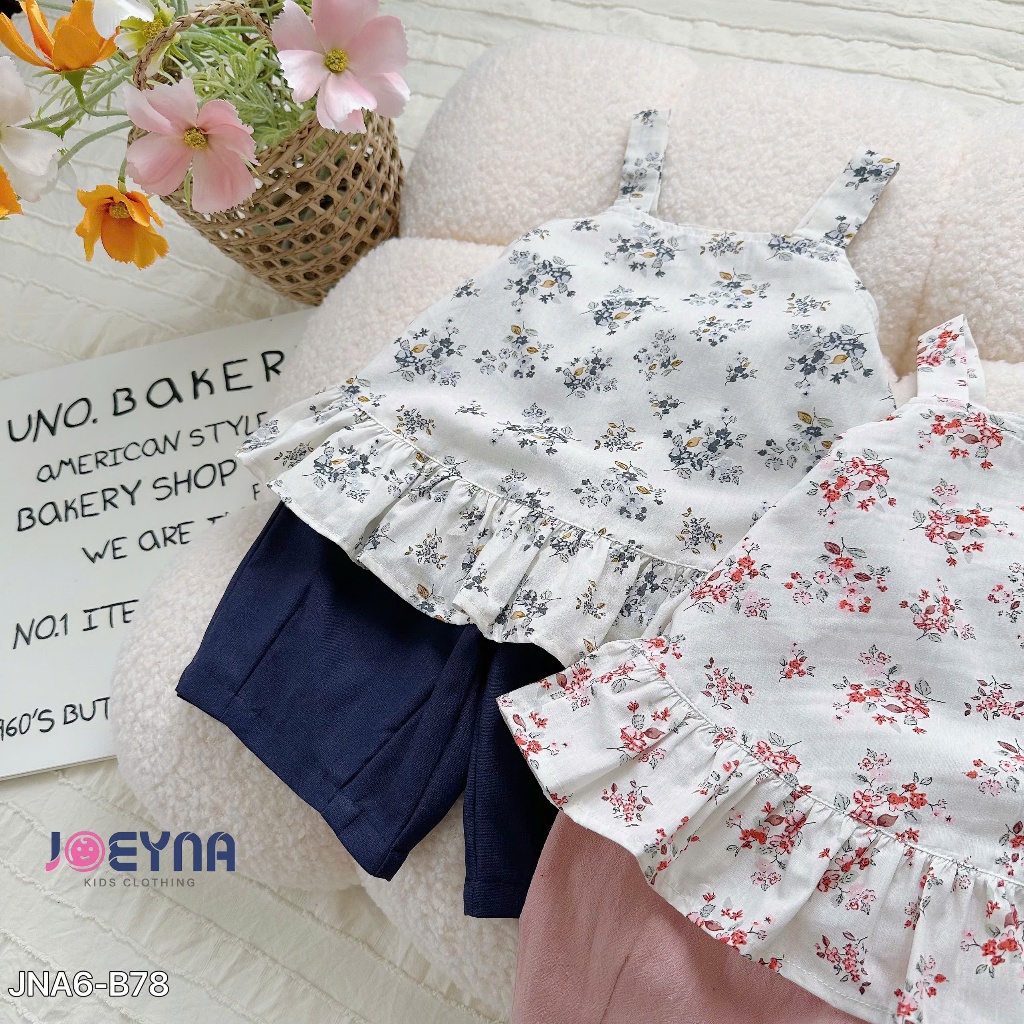 Bộ 2 dây Joeyna B78 hoa nhí cho bé 8-23kg