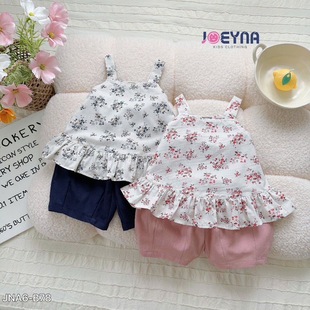 Bộ 2 dây Joeyna B78 hoa nhí cho bé 8-23kg