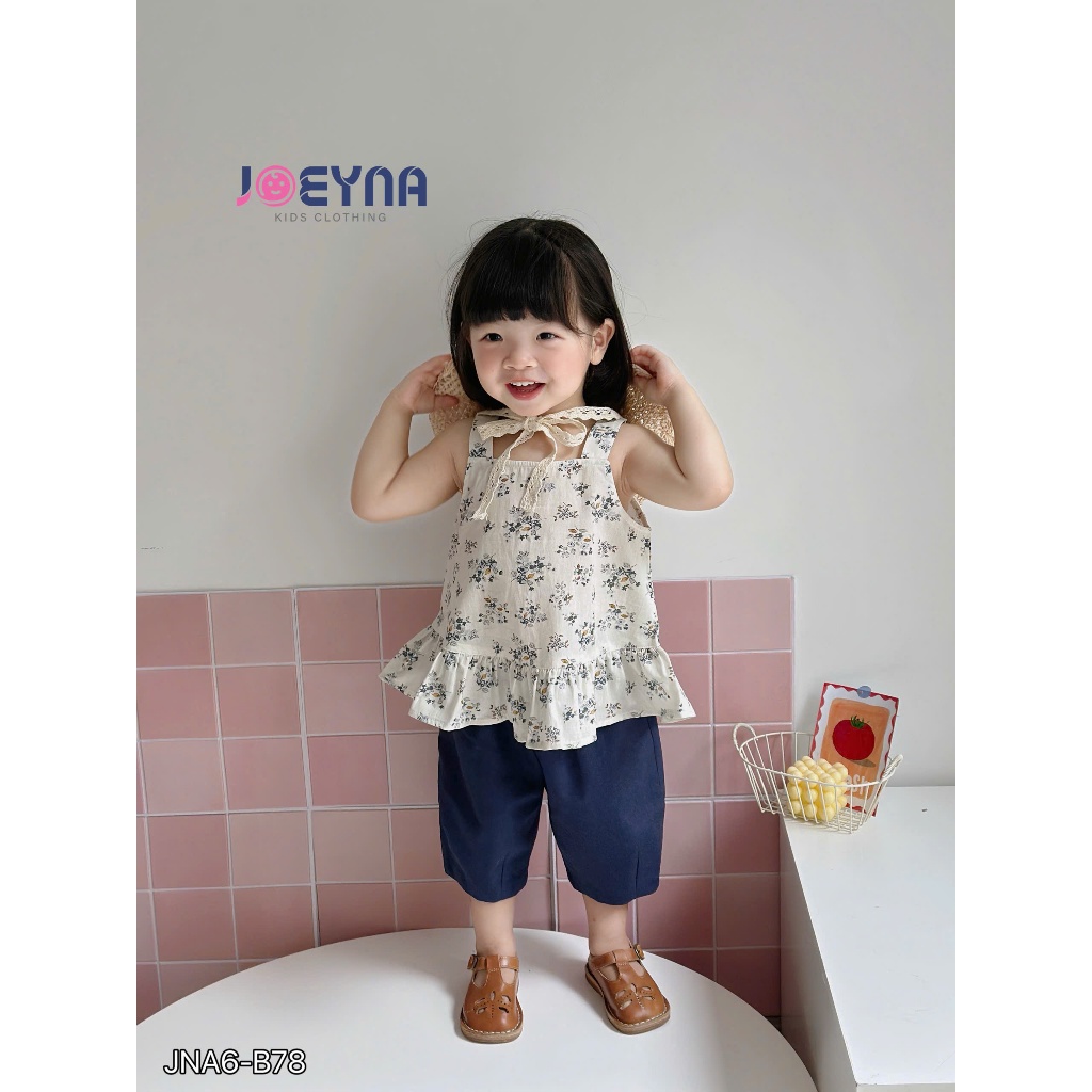 Bộ 2 dây Joeyna B78 hoa nhí cho bé 8-23kg
