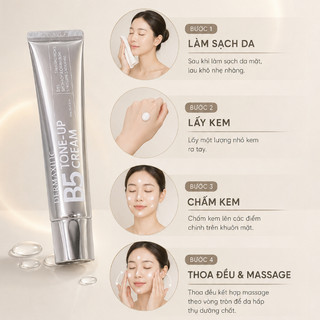 Kem Dưỡng Da Dermaxilic B5 Tone Up Cream 45ml MP1549 - Phục Hồi, Dưỡng Trắng Da, Nâng Tone