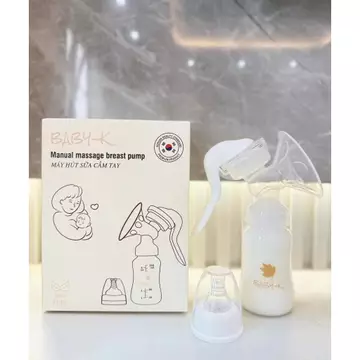 Máy hút sữa cầm tay Baby K (Babuu) vừa làm máy hút sữa vừa làm bình sữa luôn
